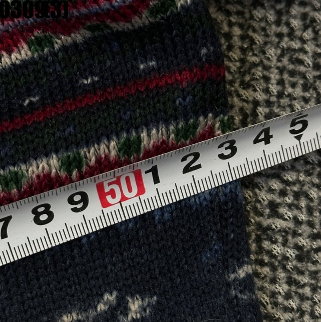 아이더 노르딕패턴 반집업 니트 상품이미지6