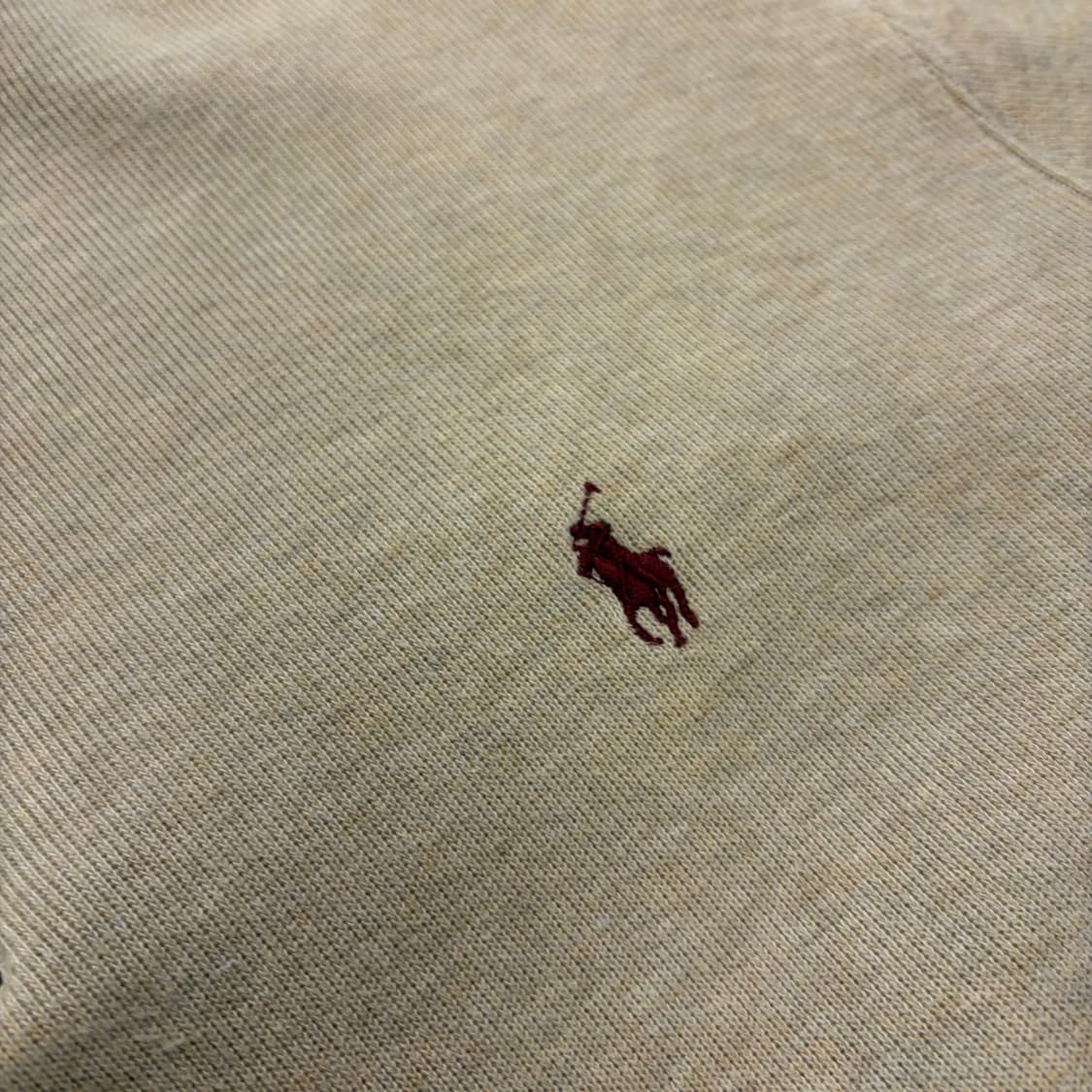 [L] 폴로 랄프로렌 신형 큐알 하프집업 맨투맨 베이지 D864 상품이미지4