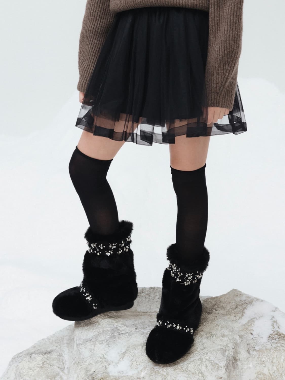 더티스 퍼부츠 MULTI LAVISH FUR BOOTS 240 상품이미지4