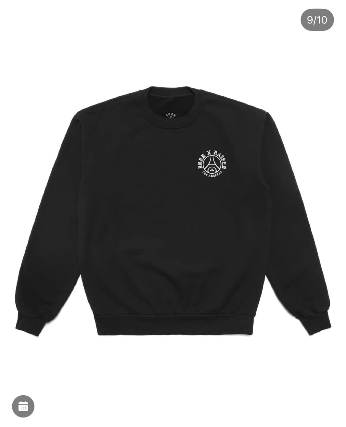 본앤레이즈드 x PSG Off The Pitch 크루넥 블랙(새상품) 상품이미지2