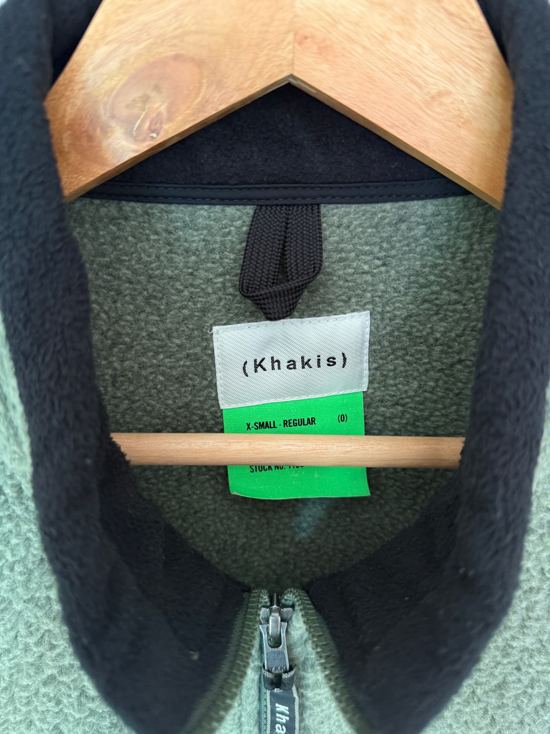 카키스 쉐르파 플리스 집업 베스트 xs 상품이미지3