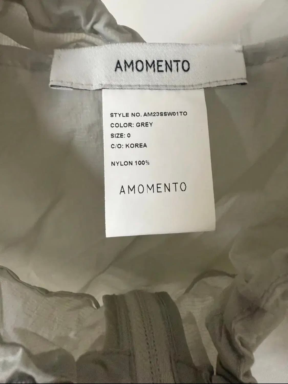 아모멘토 스트링 후디드 탑 상품이미지7