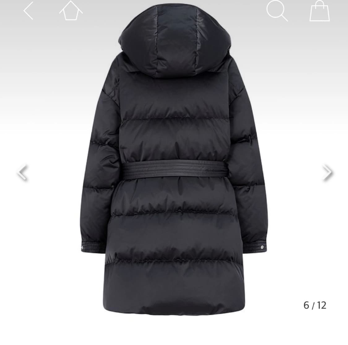 스튜디오 톰보이 벨티드 후드 패딩 상품이미지2