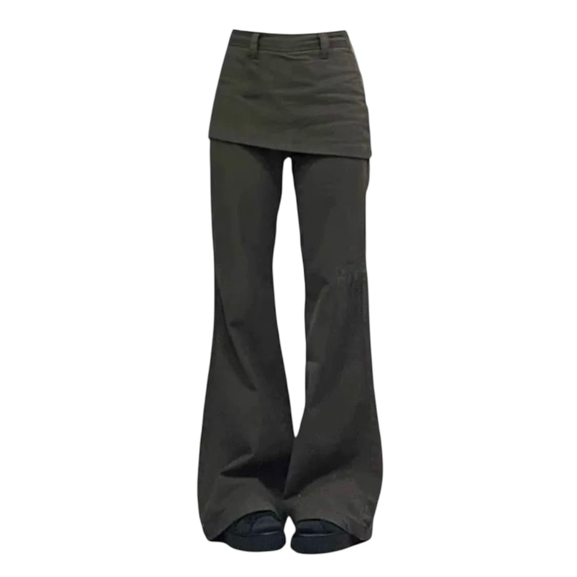 (1) 랩 레이어드 데님 팬츠 상품이미지1