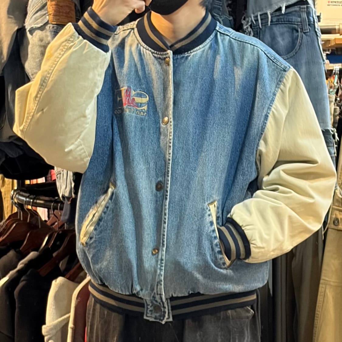 [NO.9] VTG 데님 바시티 자켓 상품이미지2