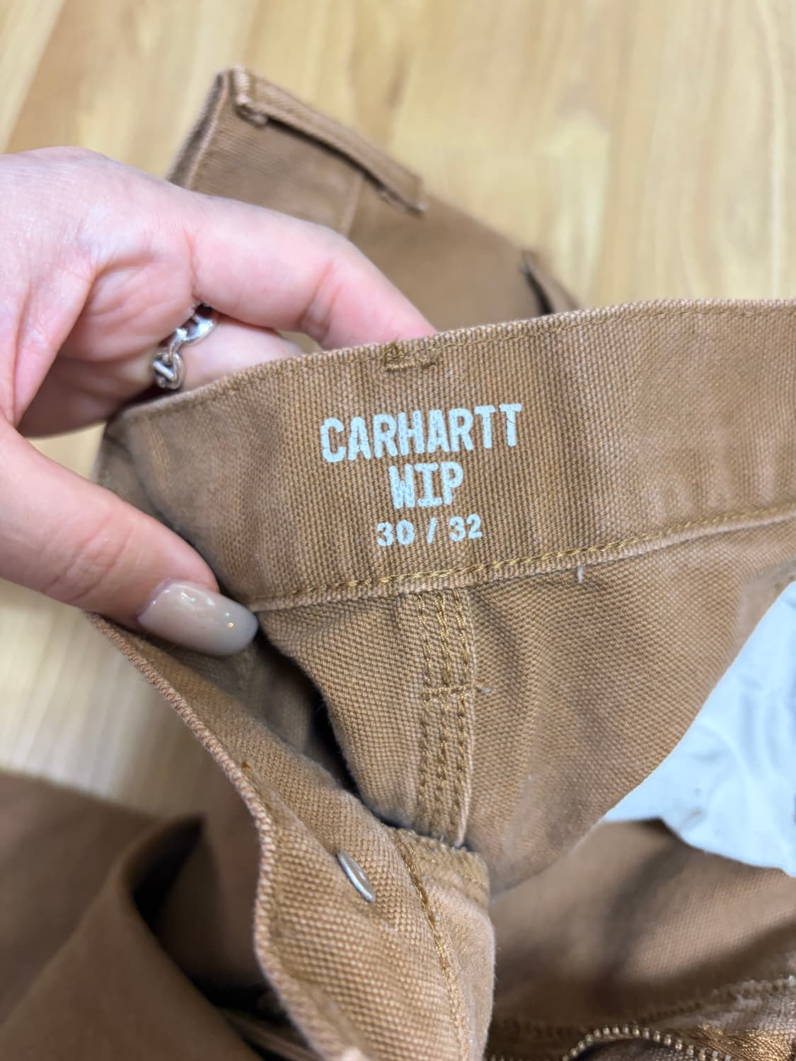 칼하트 WIP 더블니 팬츠 30/32 된장  상품이미지4