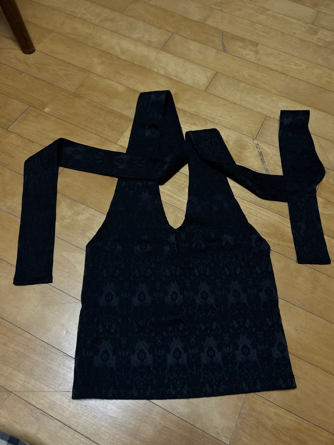 (장원영착) SIO 자카드 홀터(새상품) 상품이미지2