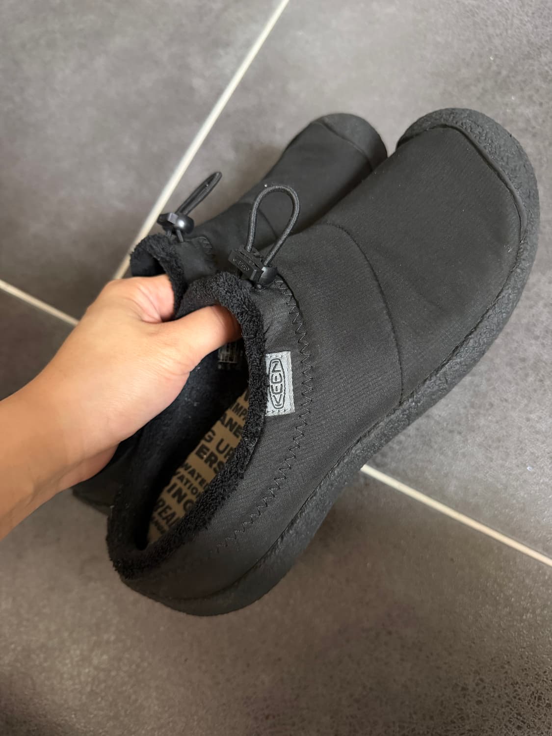 킨 keen 하우저3 슬라이드 Black Nylon 250사이즈 상품이미지2