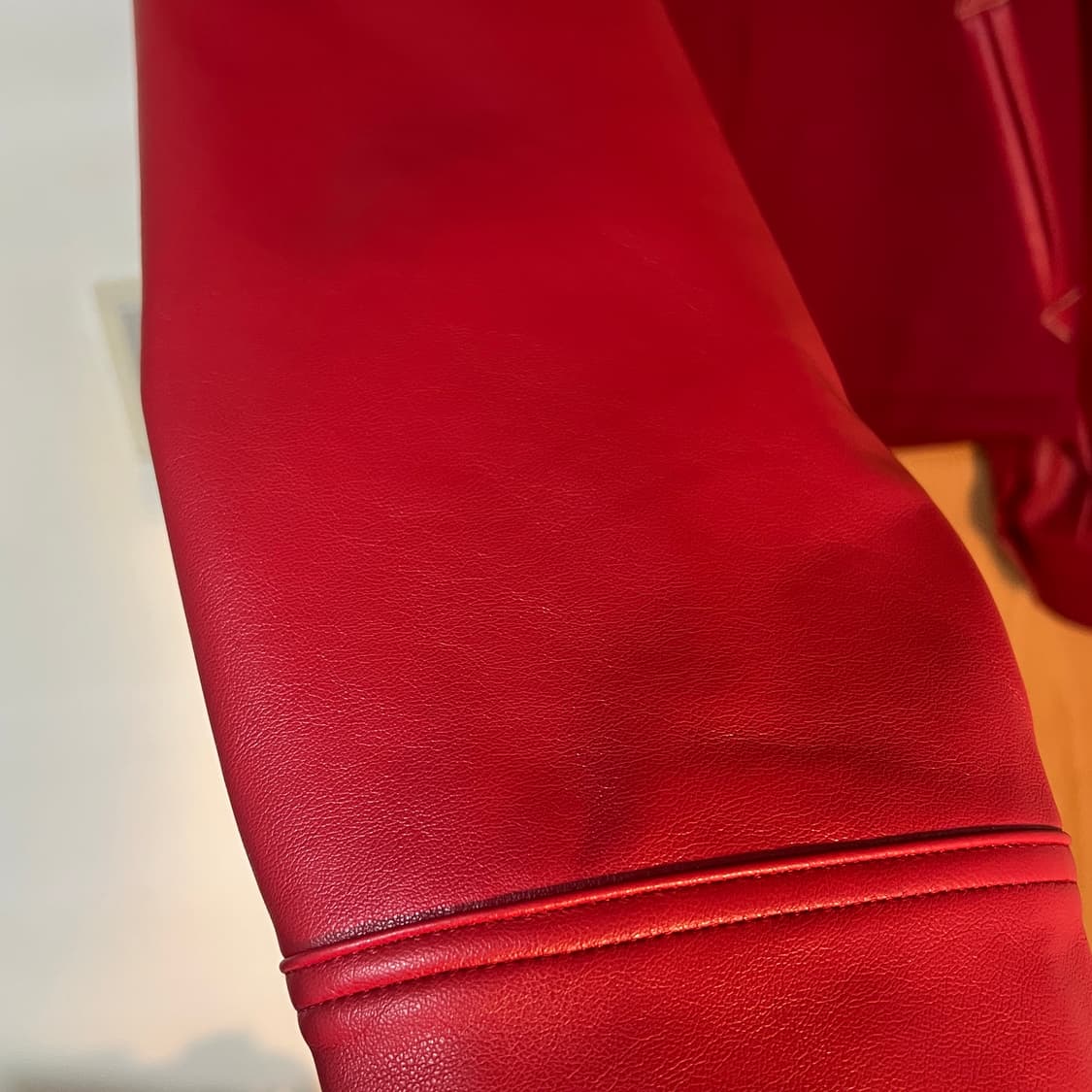 Lafam varsity red jacket  상품이미지3