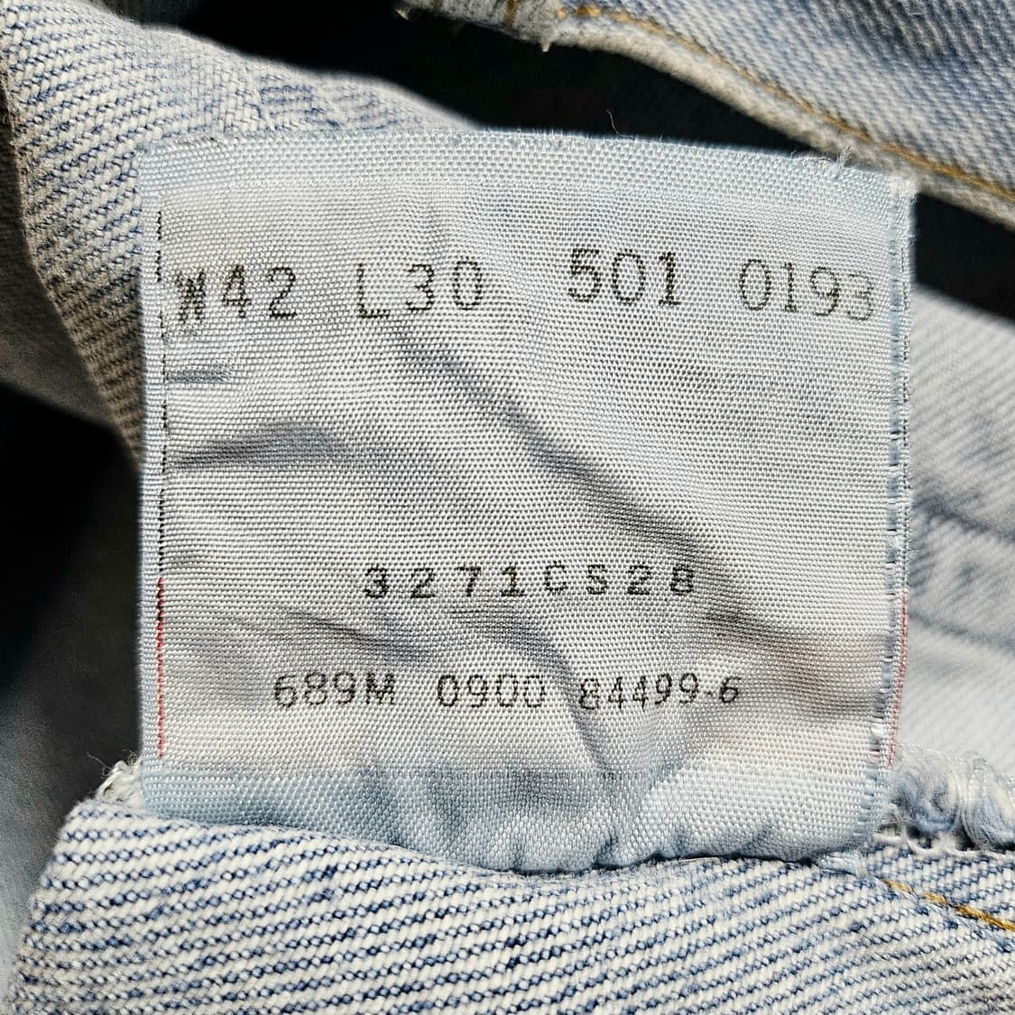 [42X30][리바이스]90's 501®굿페이드 오리지널 클래식 데님 상품이미지7