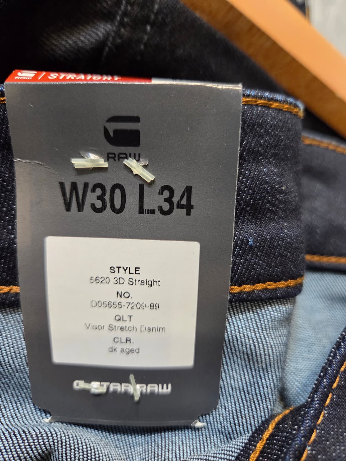 G-Star Raw 5620 데님 청바지(W30/L34) 상품이미지6