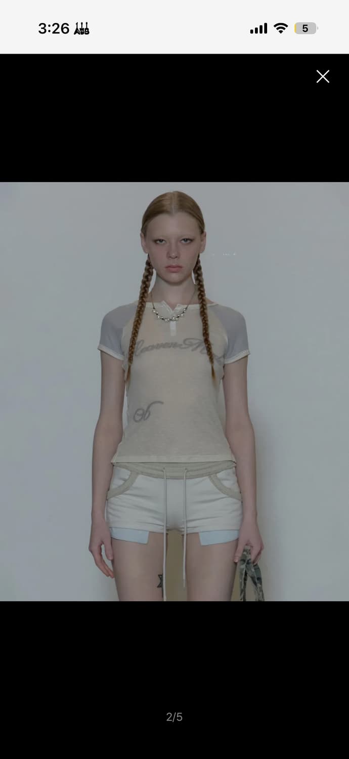 스컬프터 Heavenly Button Down Tee Raw 상품이미지1