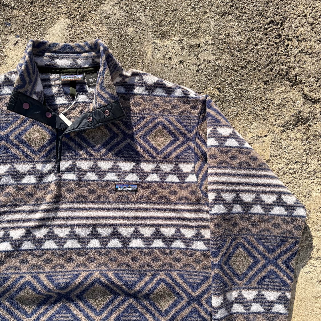 90s USA OG 파타고니아 신칠라 풀오버 스냅 플리스 L 상품이미지2
