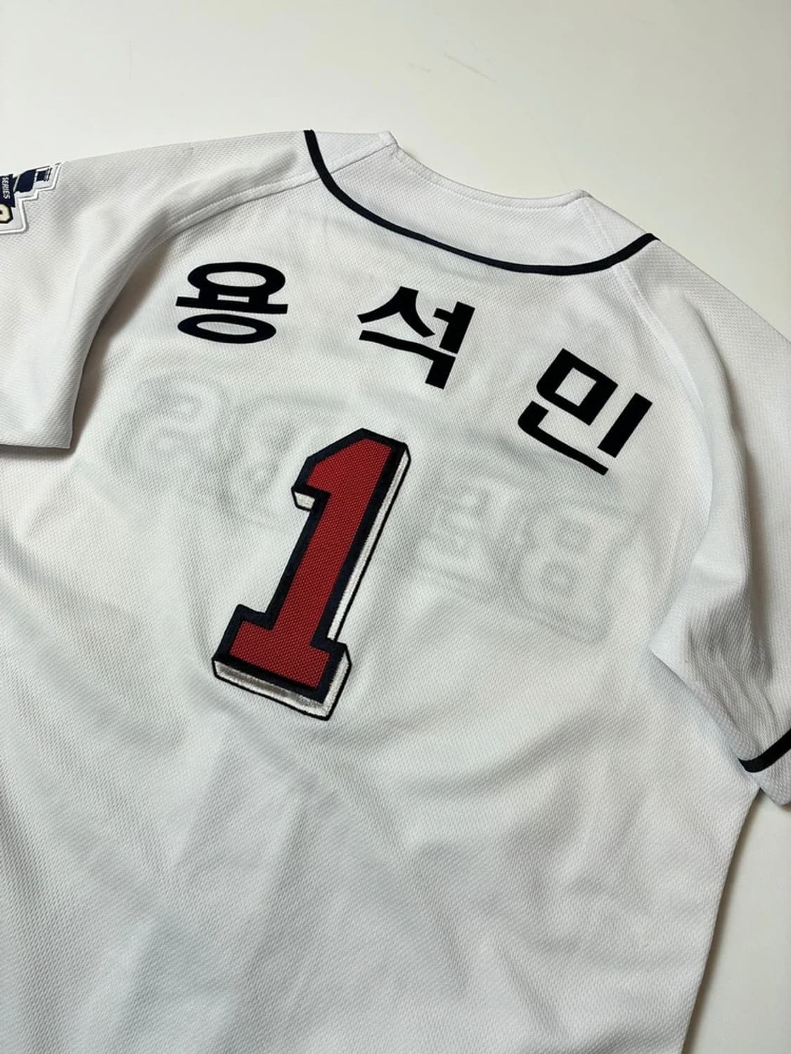 네포스 두산베어스 용석민 야구 반팔 유니폼 PN8610 상품이미지2