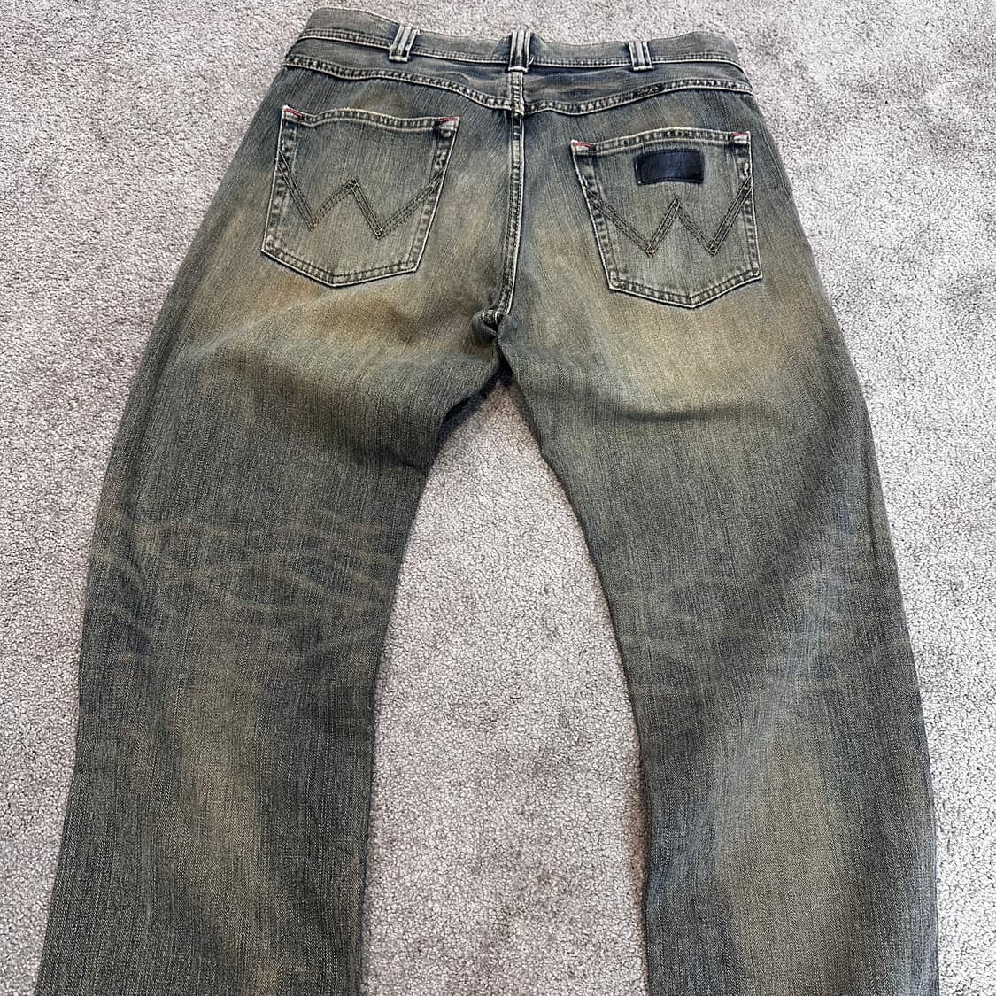 랭글러 빈티지워싱 루즈 스트레이트 데님 팬츠(34) 상품이미지10