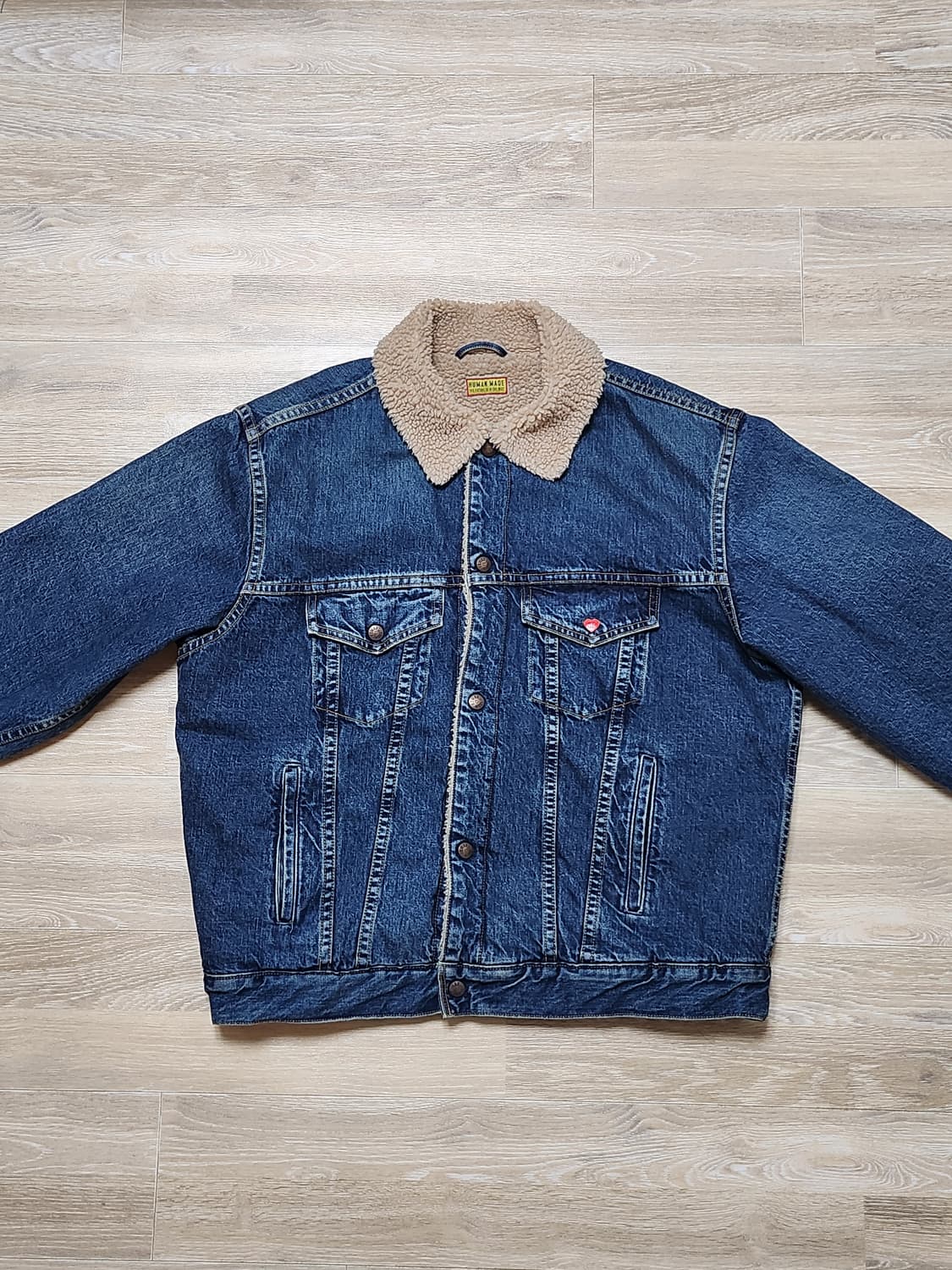 휴먼메이드 보아 라인드 데님 자켓 상품이미지2