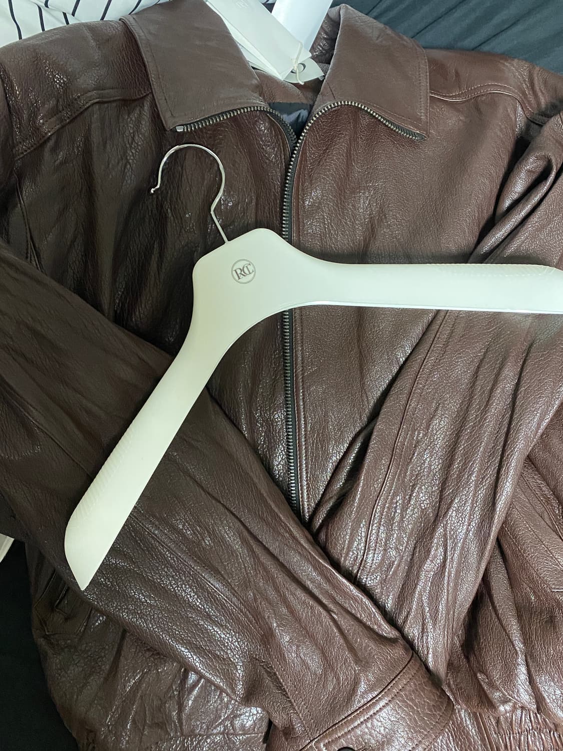 [L]렉토 하이넥 브라운 자켓 25fw 오늘만 상품이미지1