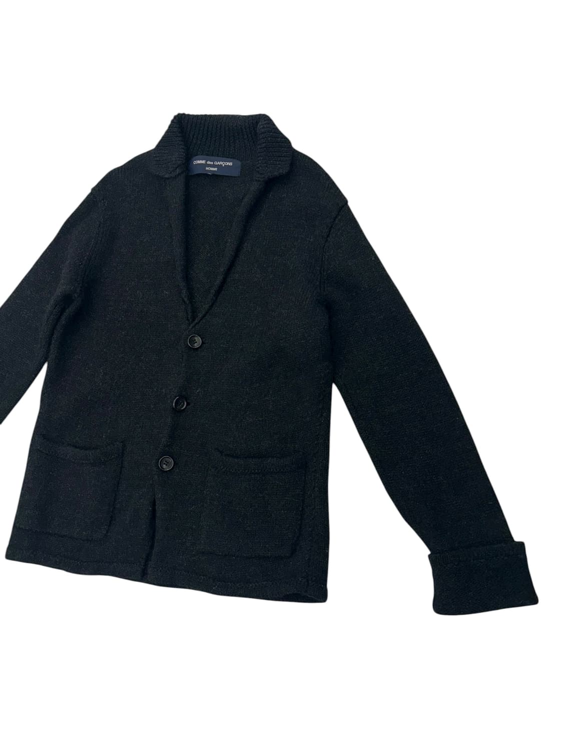 꼼데가르송 옴므 울 니트 가디건 상품이미지2