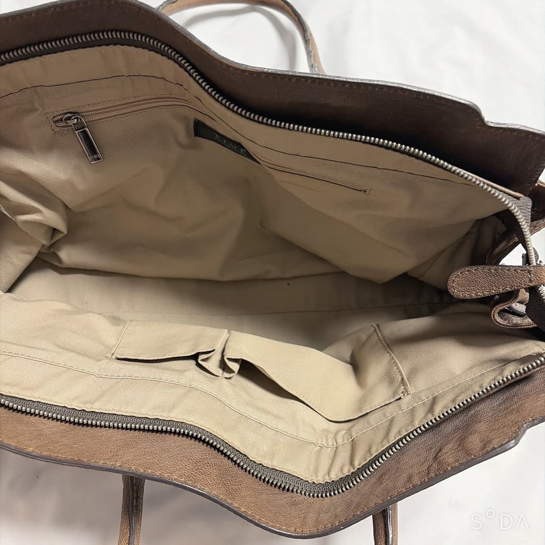 TIME 타임 브라운 숄더백 상품이미지7