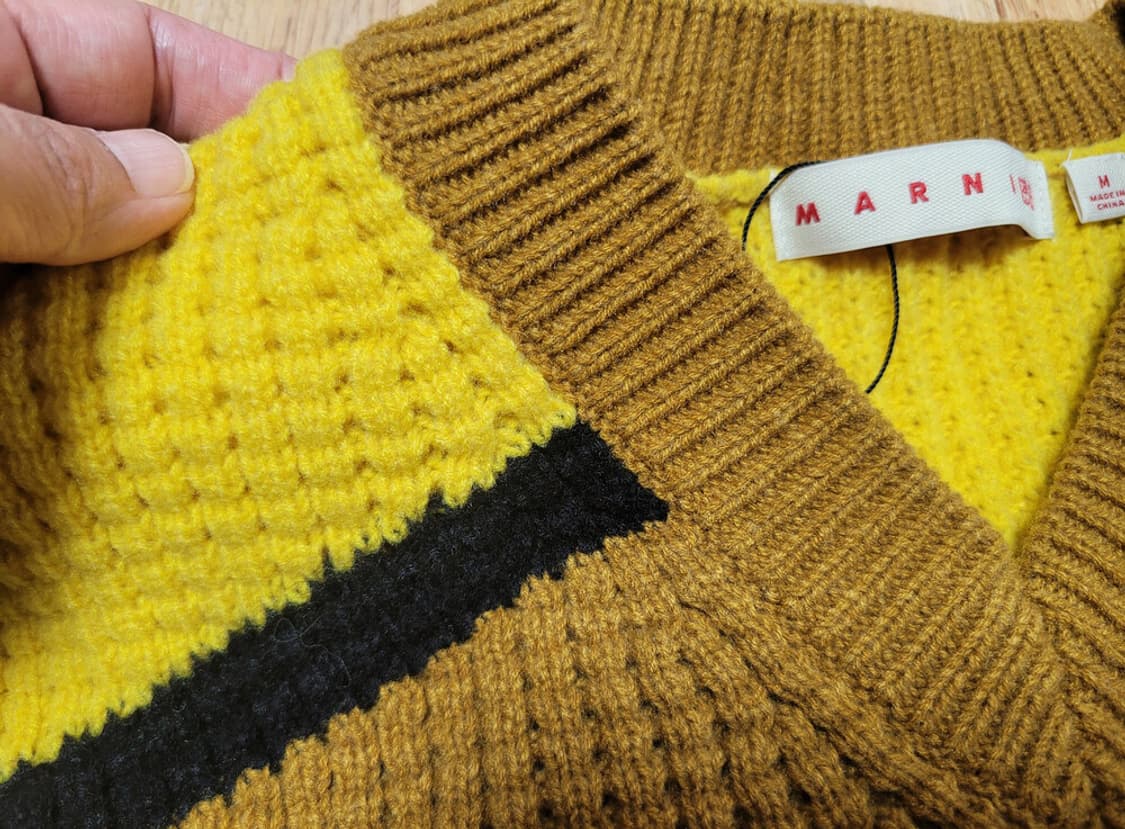 마르니X유니클로(MARNI) 콜라보 팝콘니트 55-66 새상품 상품이미지4