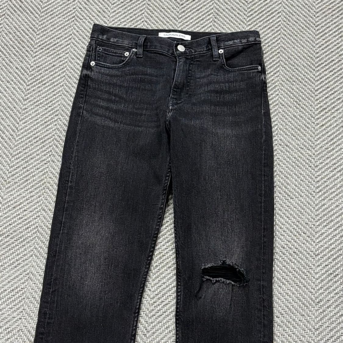 캘빈클라인진스 디트로이트 흑청 팬츠 v2457 상품이미지3