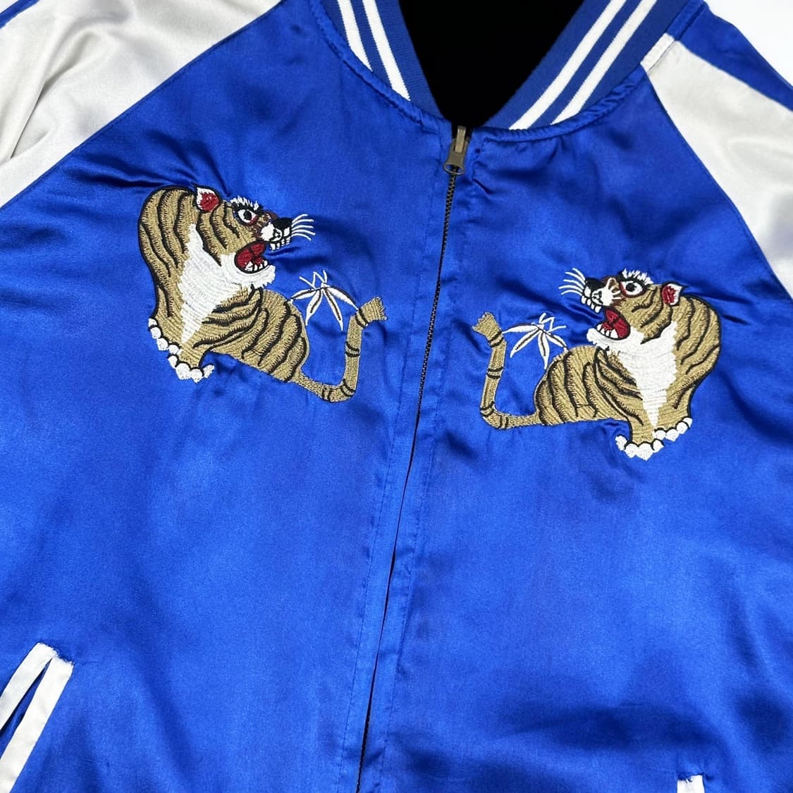 VTG 빈티지 재팬 자수 벨벳 리버시블 스카쟌 자켓 (L) 상품이미지8