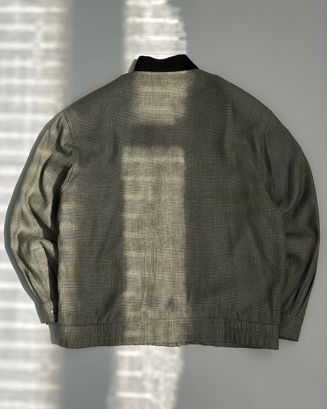 [95] 입생로랑 YSL 옴므 글랜 체크 블루종 자켓 상품이미지3
