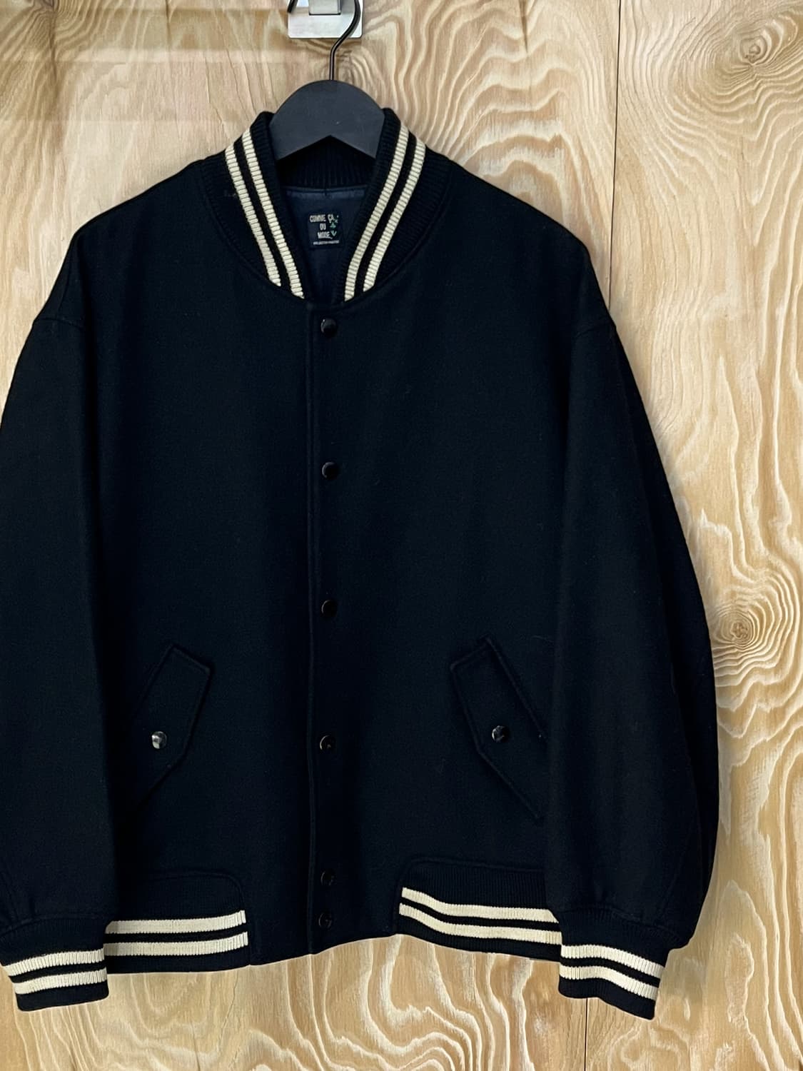 Comme Ca Du Mode 백 로고 바시티 자켓 상품이미지5