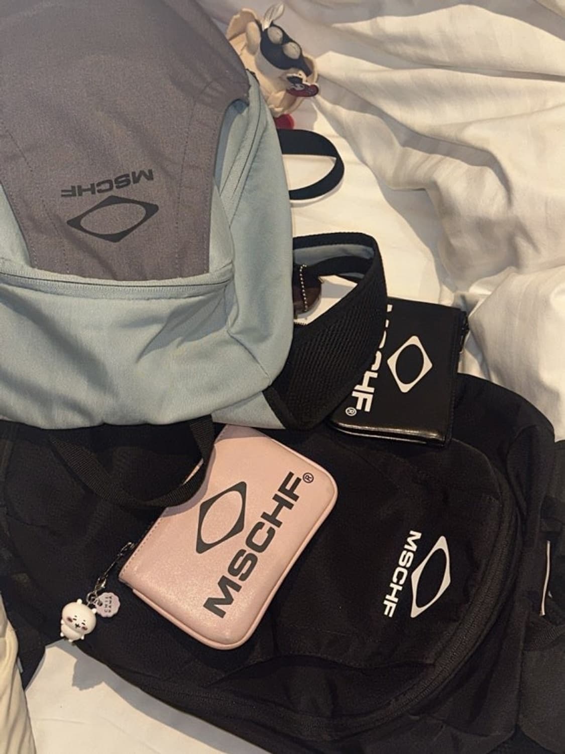 미스치프 롬버스 월렛 카드지갑 베이비핑크 오호스갸루베이비메탈클럽마뗑킴 상품이미지1