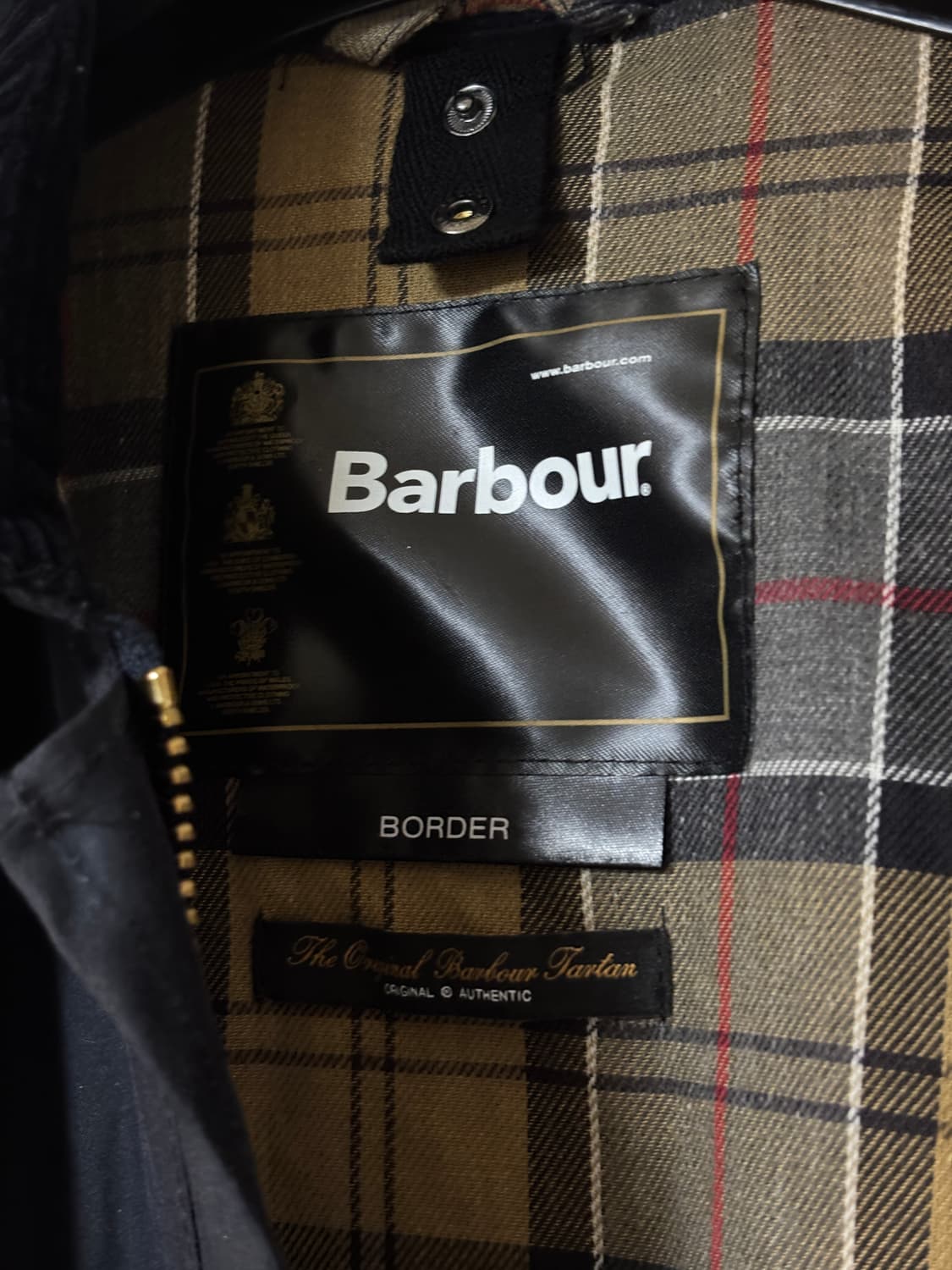 바버 보더 왁스자켓 네이비(40) 상품이미지4