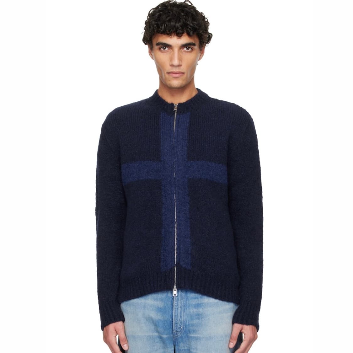 [L]팔로마울 Cruz B 집업 가디건/블루 상품이미지1