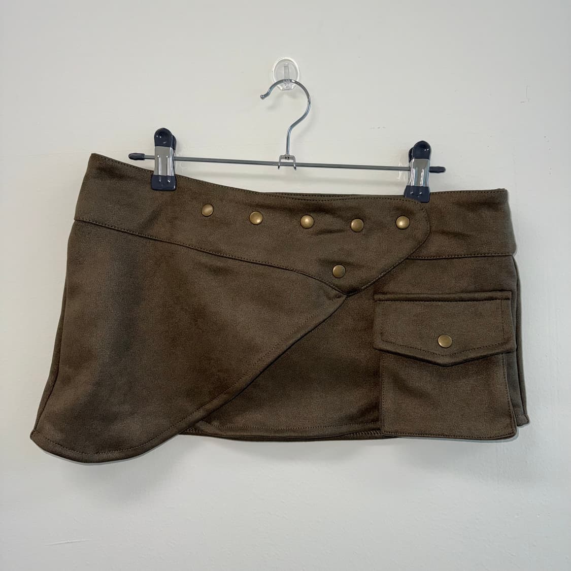 스웨이드 아일렛 스커트 상품이미지3