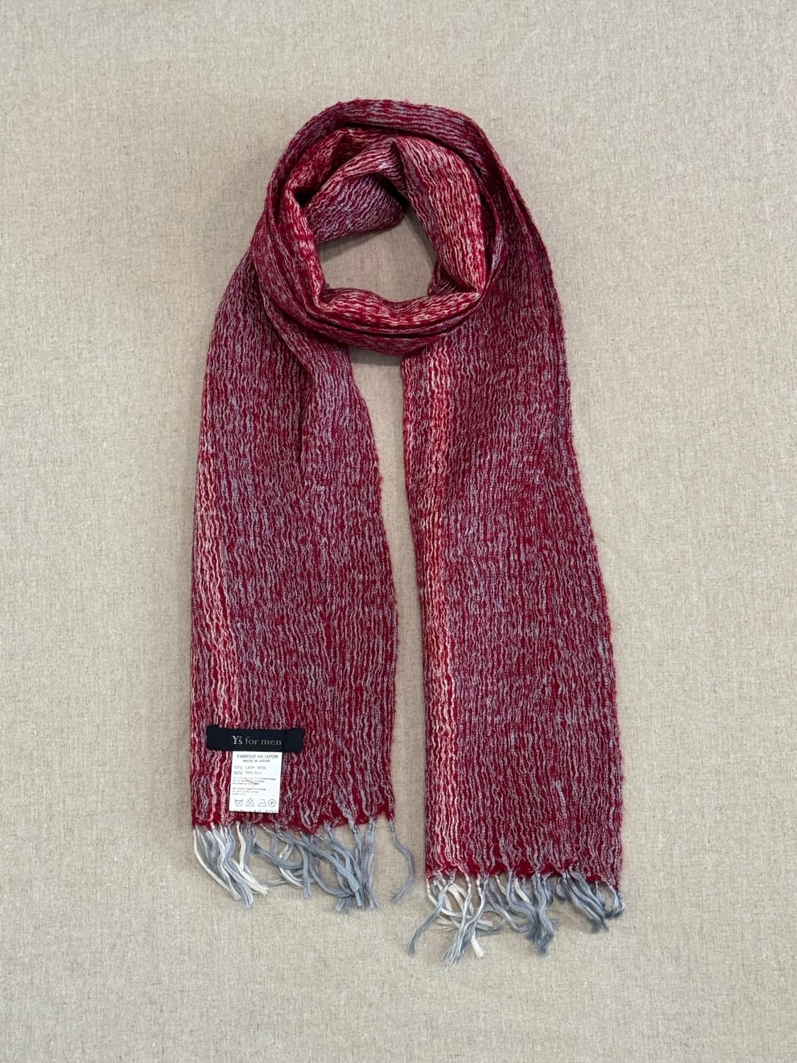 요지야마모토 00‘s 울실크 머플러 상품이미지1