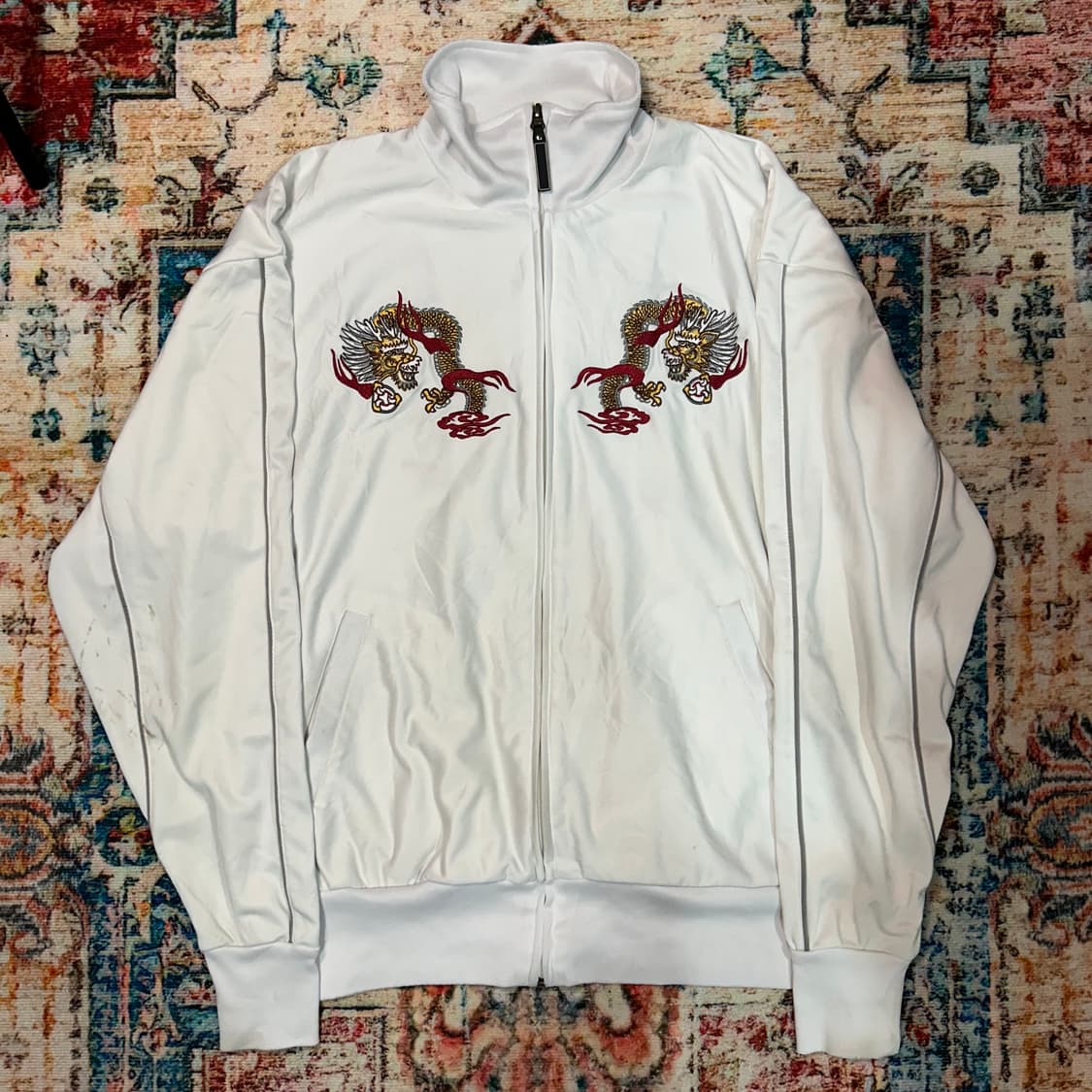 [XL] 용 자수 스카쟌 져지 자켓 상품이미지1