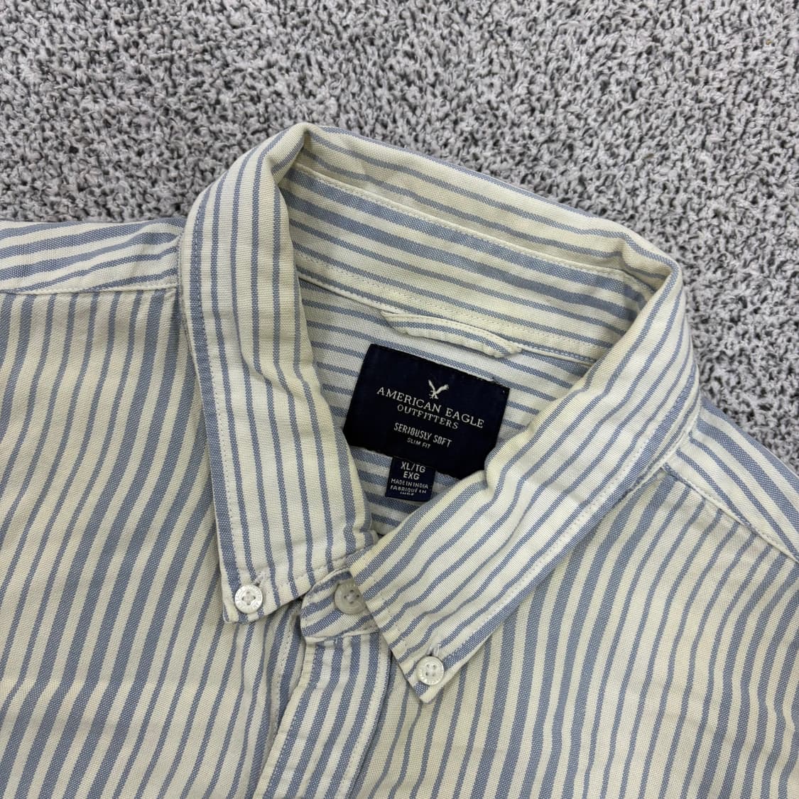XL 아메리칸이글 스트라이프 긴팔 셔츠 0317J 상품이미지2