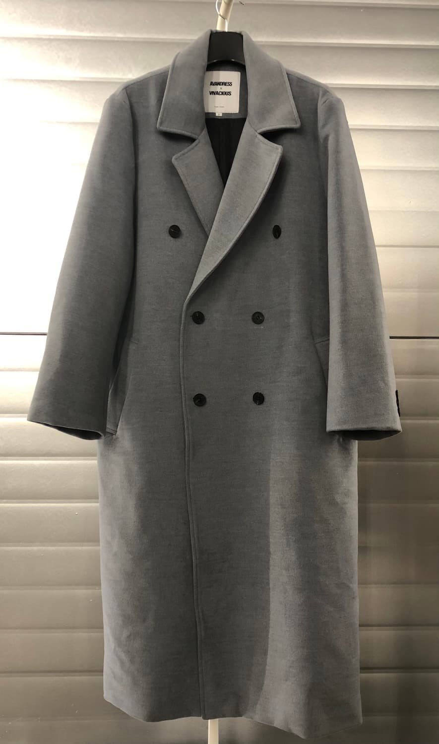 AVANDRESS 더블 코트 그레이 상품이미지6