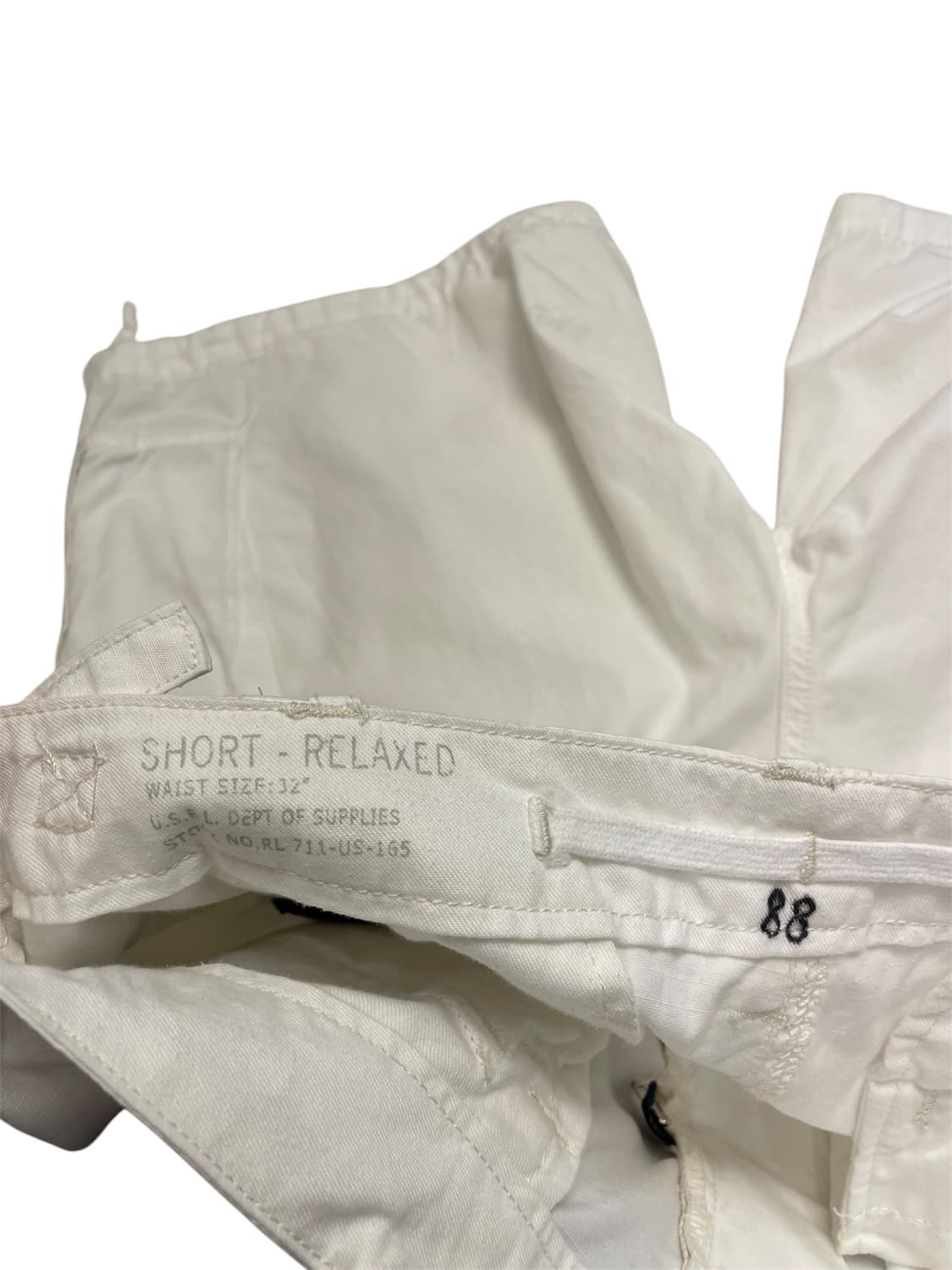 폴로 랄프 로렌 화이트 카고 반바지 상품이미지5