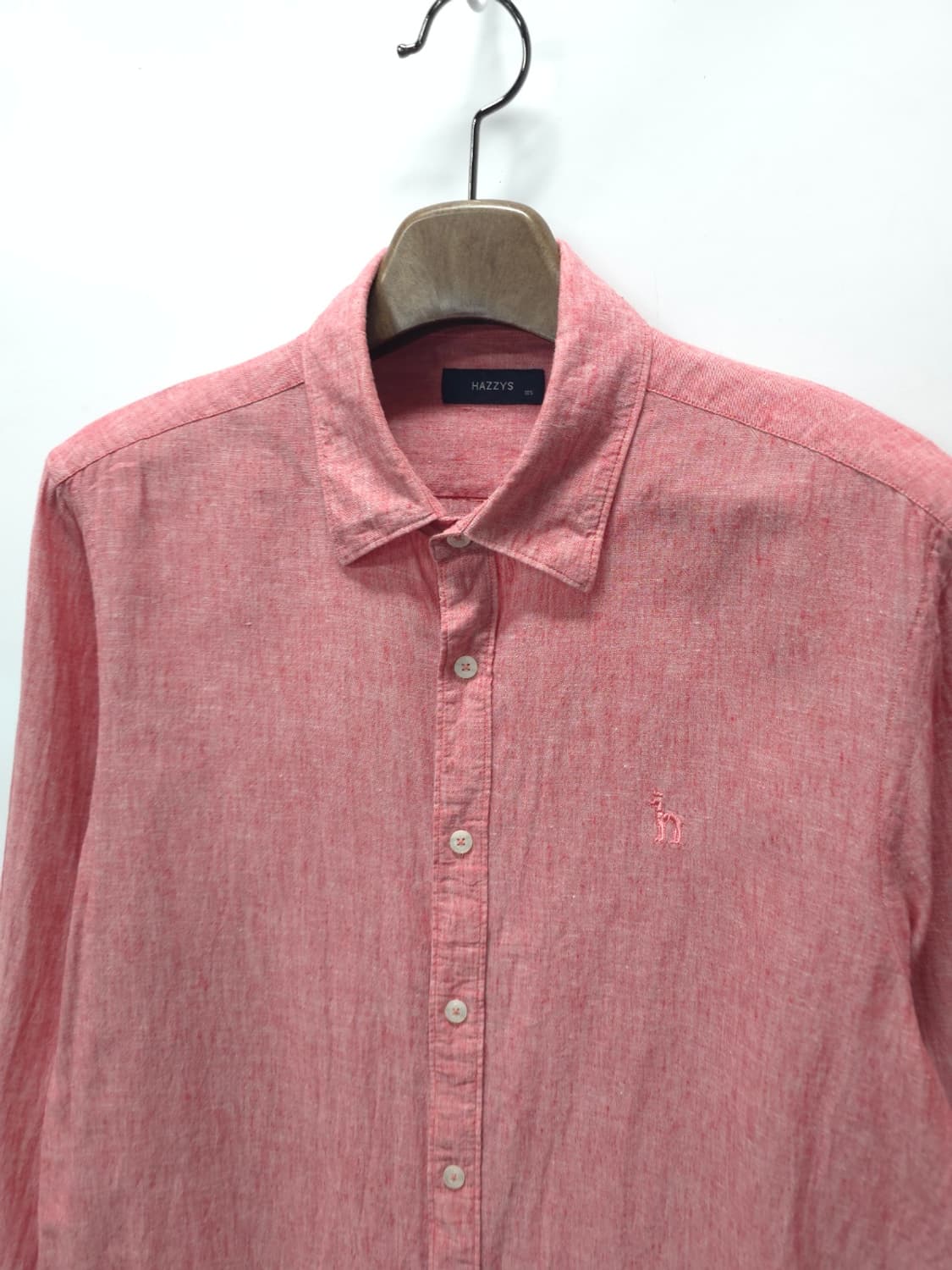 헤지스 남성 코튼 린넨 혼방 긴팔 봄여름 셔츠 (105) 상품이미지2