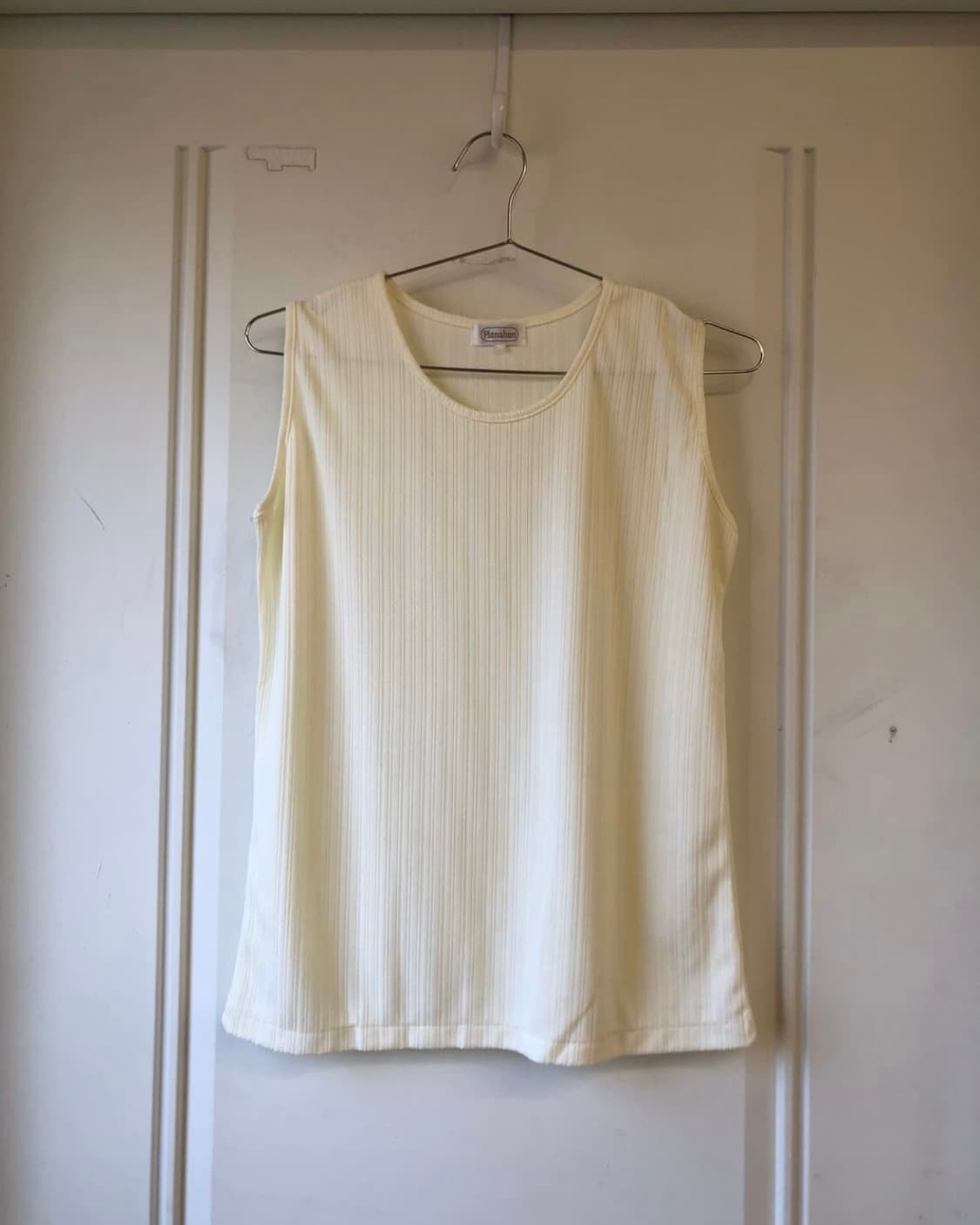 일본빈티지 아이보리 슬리브리스 상품이미지5