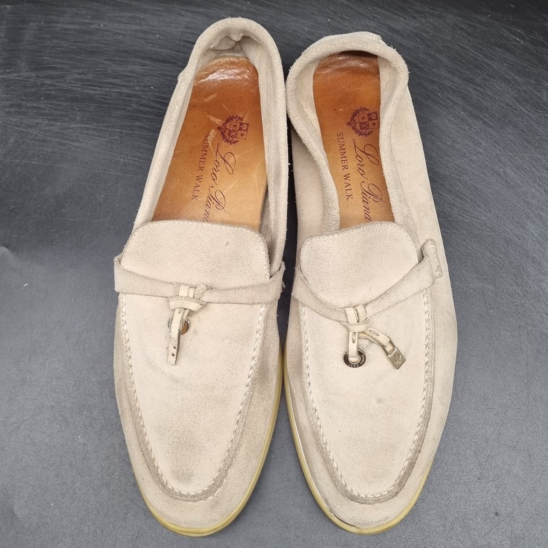 로로피아노 스웨이드 로퍼 실사이즈250 상품이미지2