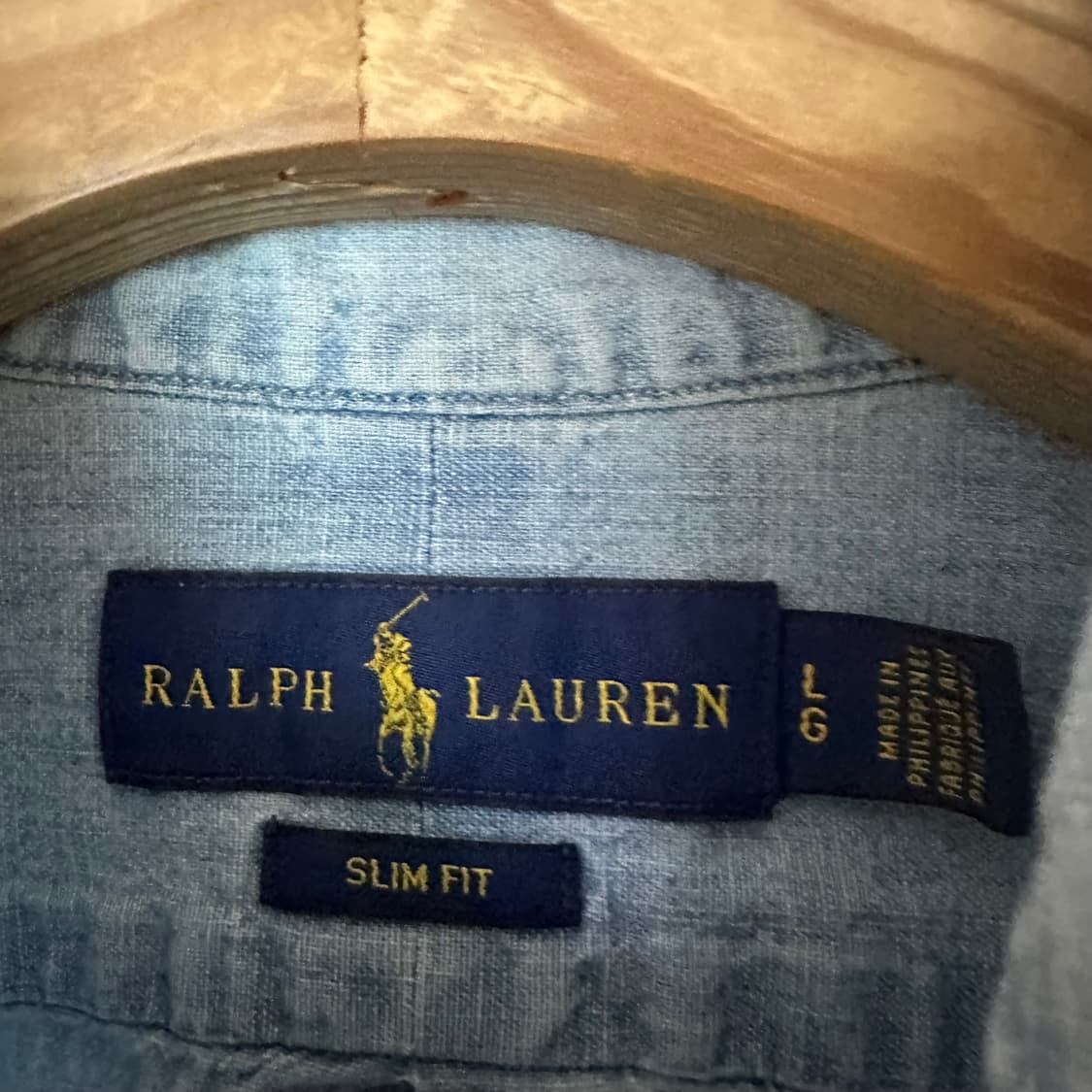 L 폴로 랄프로렌 샴브레이 셔츠 상품이미지4