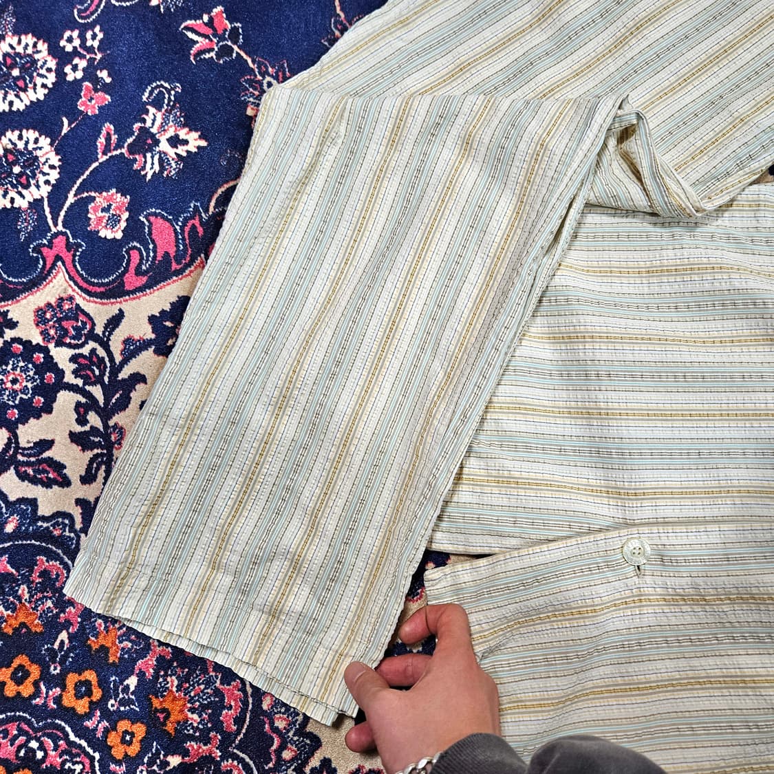 셀린느(CELINE) in Japan 빈티지 스트라이프 파자마 M 상품이미지5