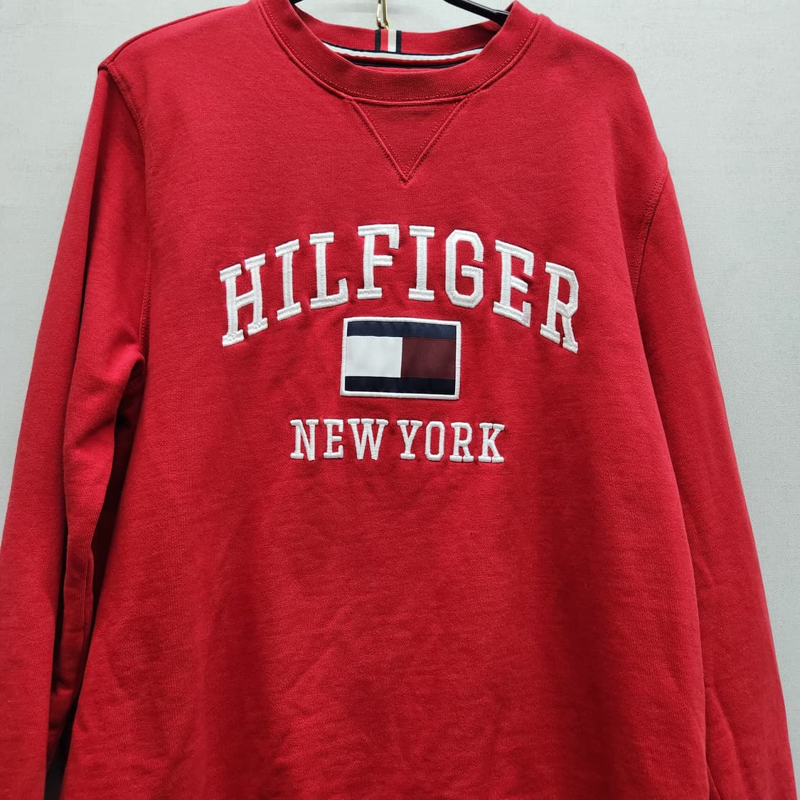 타미힐피거 빅로고 자수 맨투맨 S(M) 상품이미지2