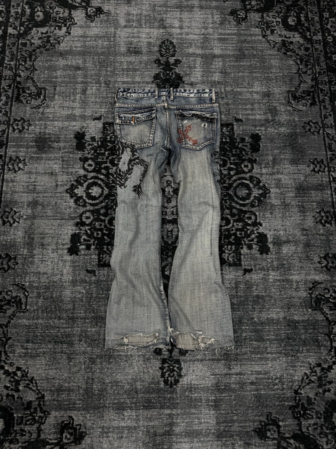 Semantic design 00s dragon denim pants 상품이미지7
