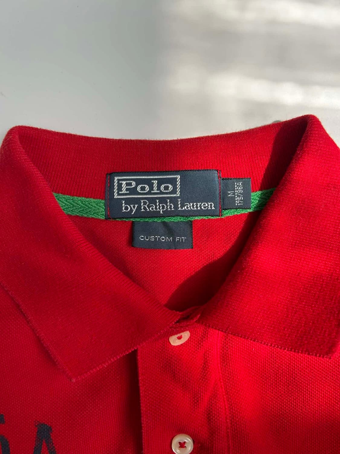 [M] 폴로 랄프로렌 빅포니 USA 성조기 pk 반팔 카라티셔츠 상품이미지4