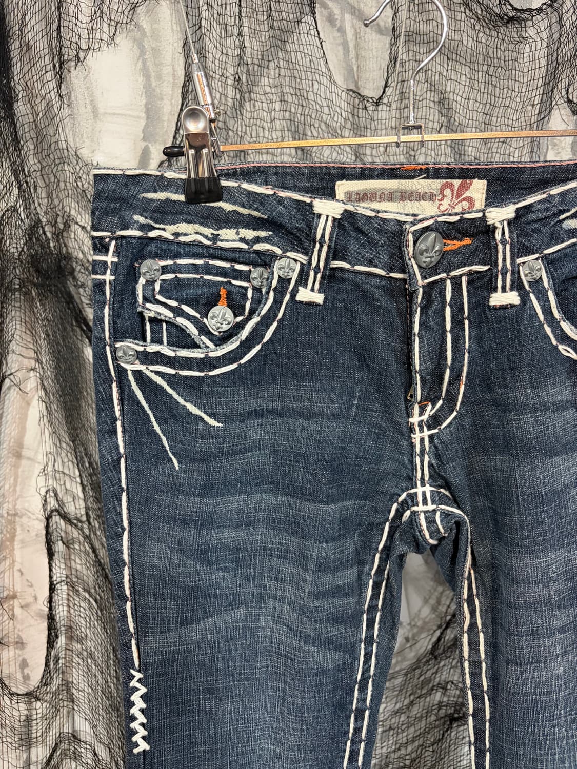 Laguna beach stitch low-rise pants 상품이미지10