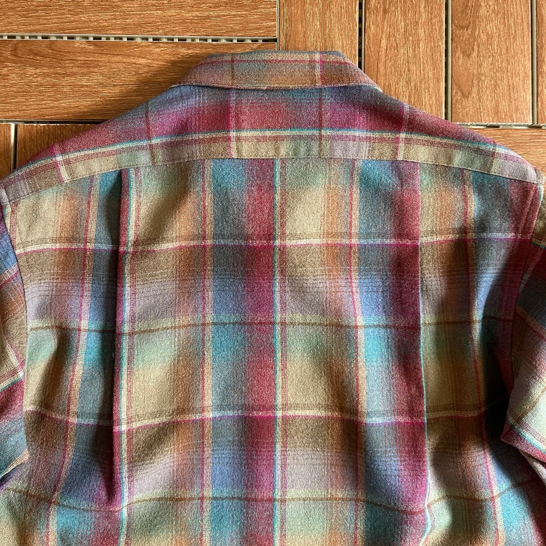 70’s Pendleton usa plaid board shirts 상품이미지5