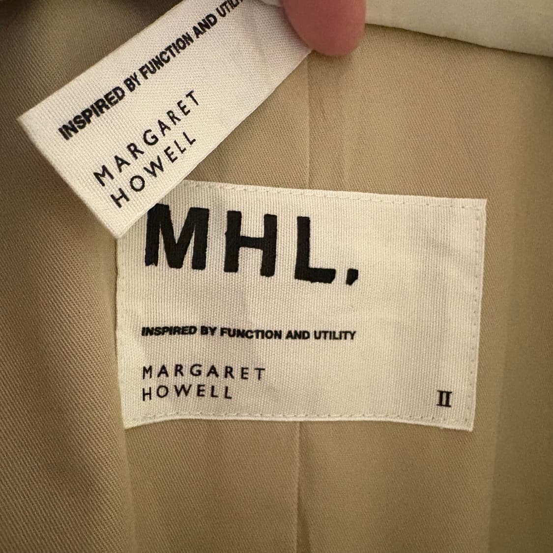 MHL 마가렛호웰 다운 패딩 퀼팅 트렌치 코트  상품이미지10