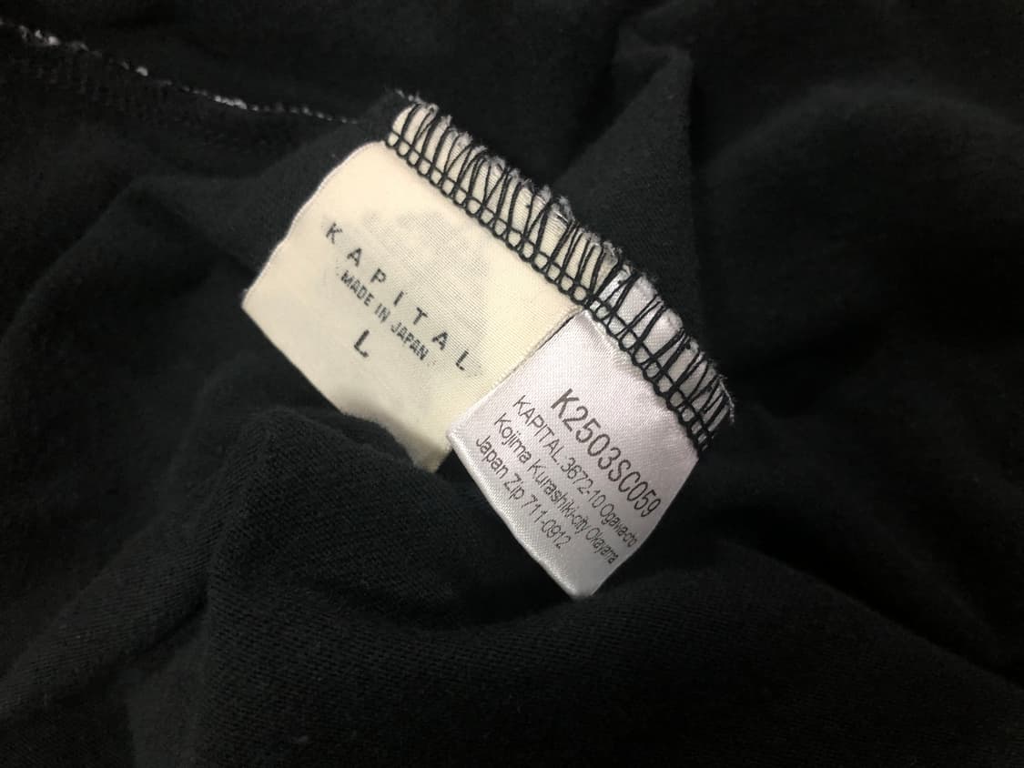 캐피탈 20 저지 크루 티셔츠 패키쉬 앤 카치나 L 상품이미지5