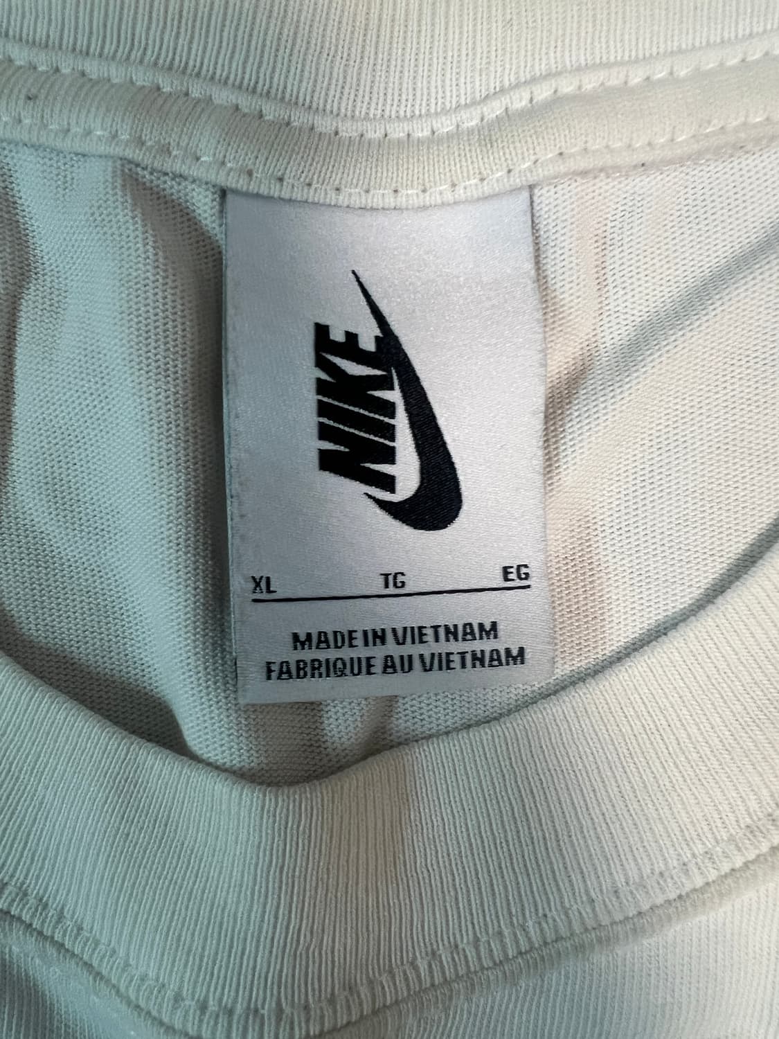 나이키 x 스투시 월드투어 티셔츠 화이트 - XL사이즈 상품이미지5